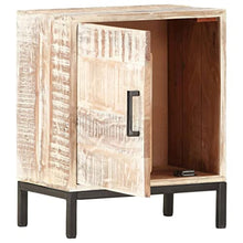 vidaXL Comodino 40x30x50 cm in Legno Massello di Acacia