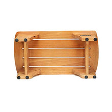 AYHa Bagno sgabello di legno Barrel Poggiapiedi Passo Bench piccolo sgabello rettangolo sgabello da doccia Sgabello Pedale impermeabile antiscivolo Doccia Bench