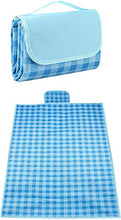 STKASE® Coperta da Picnic,Coperta Telo Picnic Impermeabile Grande Pieghevole Portable Tre Strati Picnic Stuoie per Spiaggia Campeggio Giardino, Cotone e PEVA,145 * 200CM