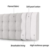 YUPING Copri Cuscini Letto Home Camera da Letto Testiera Letto Matrimoniale Legno Schienale Letto Pieghevole, Federa Sfoderabile E Lavabile, Varie Misure (Color : Beige, Size : 160x10x60cm)