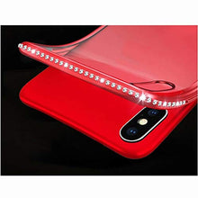 TYWZ Luccichio Cover per Samsung Galaxy S21,Diamante Bling Strass Cover Ragazza Cristallo Luminosa Silicone Brillantini Custodia Case per Dona-Oro Rosa