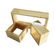 RCLD Una partizione Riferimento specifico Taglie Grande mensola Rettangolare spazi di stoccaggio Funzionali visualizzazione Piccolo cubo Taglie Oggetti preziosi di Legno, di Legno: Pino