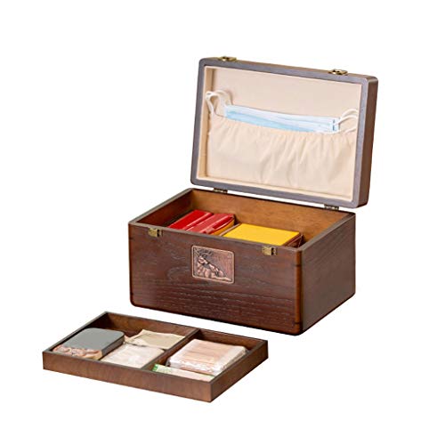Scatola per Medicinali Grande capacità Medicina Box, Portable Storage Box, elemento della finestra con vassoio staccabile, utilizzato for la medicina bagagli, Household Contenitore per Medicinali