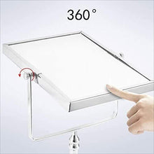 HMMN Camera da Letto Pieghevole Specchio per vanità, Bagno Specchio di Bellezza Specchio bifacciale/Bagno Specchio Desktop ingrandito