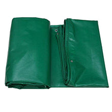 MHBGX Teloni, Tela Cerata Impermeabile Verde - Ombreggiatura in Tessuto Esterno per Camion Protezione Solare Tela Spessa Isolamento Oxford 450 G / M2 (Spessore 0,42 Mm),Verde,4X8M
