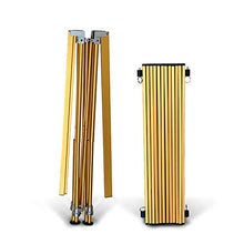 household items Tavolo Pieghevole da Giardino da Campeggio, Tavolo da Esterno Portatile, Tavolo da Picnic Arrotolabile in Lega di Alluminio (72 cm * 64 cm * 52 cm)
