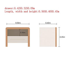 RKRLJX Comodino, Comodino Bianco, Comodino, Piano in Legno, Facile da Pulire, Easy Pull Type, Camera da Letto, Soggiorno, 1 Cassetto Comodino