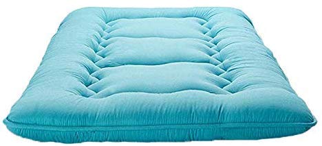BZEDZ - Materassino Giapponese Tatami, Confortevole e Spesso con Imbottitura in futon Giapponese, Pieghevole, Pieghevole, Portatile, 120 x 200 cm, C, 150x200cm(59x79inch)