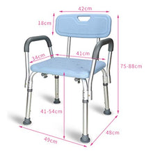 LYLSXY Sgabelli da Bagno, Sedia Doccia/Utensili Antiscivolo/da Bagno Sgabello Sgabello/con Gambe Di Alluminio Resistente/per Anziano, Anziano, Handicap Disabilitato,B.