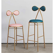 Sgabello Da Bar Dining Chair in pelle del sedile Bar Stool colazione Kitchen Bancone Sedia, Sgabello con farfalla schienale e poggiapiedi, for Bar Coffee shop Ristorante Bar Chair Max.Caricare 200kg i
