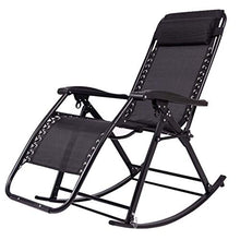 DGHJK Sedia a Dondolo Pieghevole Comoda e Comoda da Giardino Sedie a gravità Zero per Esterni Robusta e Robusta per Patio Spiaggia Piscina Carico Massimo 150 kg