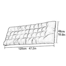 eewopjkj Cuscino per Lettino Prendisole Supporto per Schienale Alto Ispessimento Cuscino per Sedia Relax Extra-Large Cuscino reclinabile Cuscini per Sedia a Dondolo Cuscini da Giardino-Kaki 48x120 c