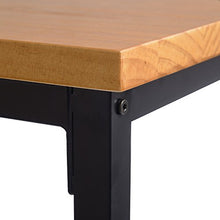 WOLTU BH86hei-4 Sgabelli da Bar Sedia Alta per Cucina senza Braccioli Schienale in legno massello e metallo Set 4 Pezzi