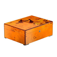 Adesign Handmade Cigar Humidor for 35 Conti, Cigar Box Set con igrometro e umidificatore, Portatile Classico Legno di Cedro Cigar Humidor