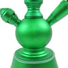 GSYH Acrilico Hookah Set, 36Cm Shisha Tubi Completi Fumatori Tubo di Acqua per Il Partito di Sala (Senza nicotina),Nero
