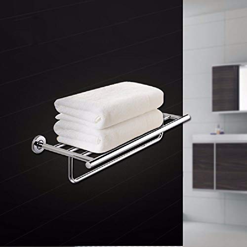 MBYW Portasciugamani Moderno Minimalista Portasciugamani Elegante per Il Bagno di Moda Portasciugamani Doppio in Acciaio Inox con portasciugamani Doppio  Adatto per Bagno,Cucina, Ufficio