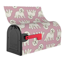 Bichon Fris - Copertura magnetica per cassetta postale con design unico, per giardino, cortile, dimensioni standard, 53 x 45 cm