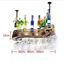 Soffitto Semplice e Creativo Portabottiglie Semplice e Creativo Altezza Regolabile da Parete Portabottiglie da Parete Sospeso Ferro da Stiro in Metallo Bicchiere da Vino Calice Portabottiglie Calici