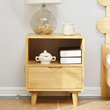 XiuHUa Comodino in Legno massello Nordic Simple Modern Mini Child Storage Locker Camera Semplice Pine Side Cabinet Mobili da Camera da Letto
