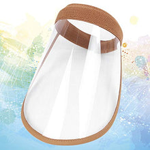 Amosfun Trasparente Protezione per Lo Schermo Facciale Isolante Protezione per Il Viso Protezione Cappello di Protezione Anti Goccioline Antiolio per Cucinare Protezione Personale (Kaki)