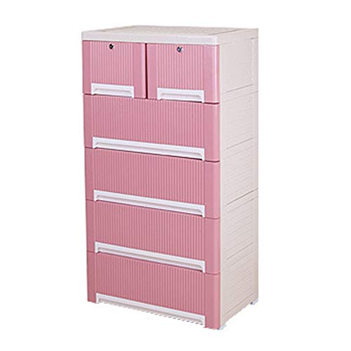 Armadio per organizer portatile Plastic Drawer Dresser dell'organizzatore di immagazzinaggio Unità for la camera da letto dei bambini Sala giochi Study Room Entryway Facile da montare extra resistente
