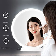 Specchio per Il Trucco a LED con Luce, Desktop Home Grande Specchio Trucco, Regalo Buono per Tavolo, Bagno, Viaggi
