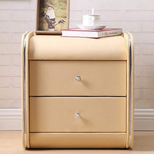 ZhuFengshop Comodino Comodino Comodino in Pelle con Comodino E Cassettiera Comodino Side Table (Color : B)