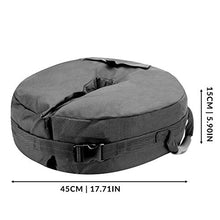 Borsa per il peso di base ombrello Ombrello | Borsa a tracolla rotonda a sbalzo smontabile | Peso del pennone per giardino, patio e balcone | M&W