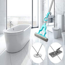 SSAYY Spray Mop Mop Piatto per Uso Domestico/Design Sospeso/Asta Retrattile A Dado Incorporata/Fibbia Bilaterale/Testa in Spugna Ad Alto Assorbimento