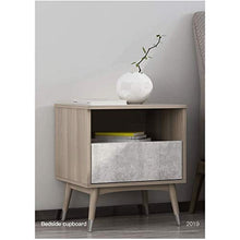 DYXYH Comodino, Nordic elegante Assemblare Gabinetto Camera da letto Comodino Locker cassetto del comodino moderno semplice imitazione legno bagagli