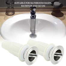 Fdit Accessori da Bagno antiruggine, Scarico lavabo Facile da installare, Hotel in Acciaio Inossidabile per la casa