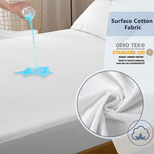 Amazon Brand - Umi Fodera coprimaterasso impermeabile con cerniera,Protezione Materasso Premium - Cotone 90x200cm(per materassi di circa 20cm)
