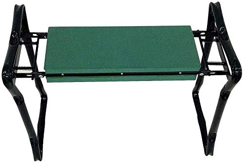 N/W Sedile da Giardino Pieghevole, inginocchiato su Una panchina da Giardino, Verde, Aperto