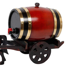 Clubhouse Display Botti Di Vino Decorative Botte di Rovere Da 5 Litri, Modello Personalizzato di Auto Trainata Da Cavalli, Decorazioni per La Casa In Legno Massello, Decorazioni per Matrimoni per Cons