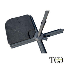 TheGoodGarden Ombrellone da Giardino Quadrato inclinabile 3x3 in Alluminio Ravello