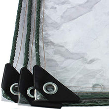 LXHONG Telo Trasparente con Occhielli, Teloni in PVC Resistenti, Telo Ombreggiante da Giardino A Prova di Polvere Protezione Solare per Balcone Coperture da Giardino，Personalizzabile