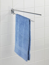 WENKO Power-Loc® portasalviette Puerto Rico - fissaggio senza trapano, Pressogetto di zinco, 3.5 x 7 x 40 cm, Cromo