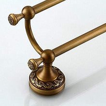 PYROJEWEL Mensole Bagno Bar Banco di Bar Hanger Bagno Accessori Hardware Rack da Rame Spazzolato Doppia Asta di Un scolpito mensola da Bagno