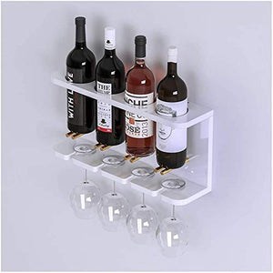 UYZ Portabicchieri Creativo per Ristorante, attaccapanni a Testa in Giù, Appendiabiti da Parete per Soggiorno, Supporto da Parete per armadietto da Vino, portabottiglie Leggero (Dimensioni: B)