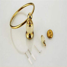 PYROJEWEL Mensole Bagno Bar Bar Rack Appendiabiti Bagno Ciondolo Hardware di Rame di Alta qualità Anello di Rame in Oro Giada mensola da Bagno