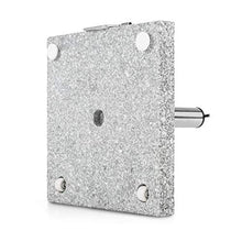 blumfeldt Schirmherr 25SQ - Supporto Ombrellone da Terrazza, Quadrato, in Granito, 25 kg, Superficie 45 x 45 cm, Fusto in Acciaio Inox, Grigio Lucido