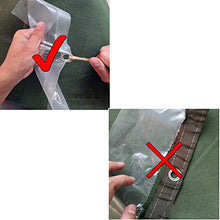 GGYMEI Telo Impermeabile Esterno, Telone Impermeabile Trasparente Facile da Piegare Teli di Plastica Antistrappo E Antivento per La Copertura della Pianta Auto Antipolvere