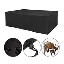 Copertura per mobili da esterno in patio, 210D Set di mobili in sezione impermeabile per impieghi pesanti 210D, coperture protettive anti-UV anti-UV impermeabile antipolvere anti-UV,200*200*80cm