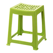 Juudoiie Camera da letto Sgabello in plastica Sgabello domestico a righe sgabello cinese per soggiorno Bench High Sgabello alto a righe semplice per ristorante Sgabello da bagno
