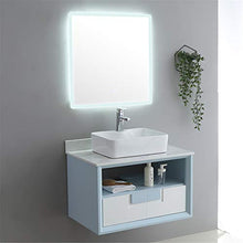 YLiansong-home Mobile da Bagno Specchio Mobile da Bagno Semplice Mobile Armadio Combinazione Balcone a Muro Vanity Set di armadi per lavabo da Bagno (Color : Blue, Size : 52x80x63cm)