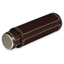 KSW_KKW Caso Humidor Cigar Popolare Legno di Cedro Foderato Portatile da Viaggio in Pelle (Color : Brown)