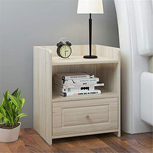 Comodino Ripiano Multiuso End Side Table Prodotti Casa Bianca Comodino Governo con cassetto e Arredamento Moderno (Colore : Beige, Dimensione : 32 * 37 * 45cm)