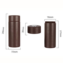 Humidars Cigar Humidor - Viaggio in Pelle Humidor Cigar Box Legno di Cedro Portatile portasigari Jar W/umidificatore igrometro Humidor Box Fit 5 sigari mantenerlo Fresco .Scatola di immagazzinaggio