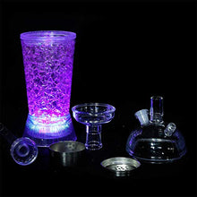 GSYH Creativo Shisha, Acrilico Narghilè Bar Tubo Shisha con Luce per Il Partito di Sala (Senza nicotina),Verde