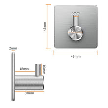 Veramz Ganci Adesivi, Gancio Adesivo Impermeabile in Acciaio Inox, Adesivo Ganci Portasciugamani en 304 Acciaio Inox 3M per Cappotti, Borsetta, Asciugamani, Bagno, Cucina (5 pezzi) (Ganci Adesivi)